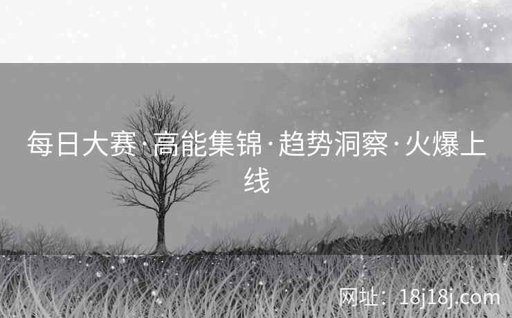 每日大赛·高能集锦·趋势洞察·火爆上线